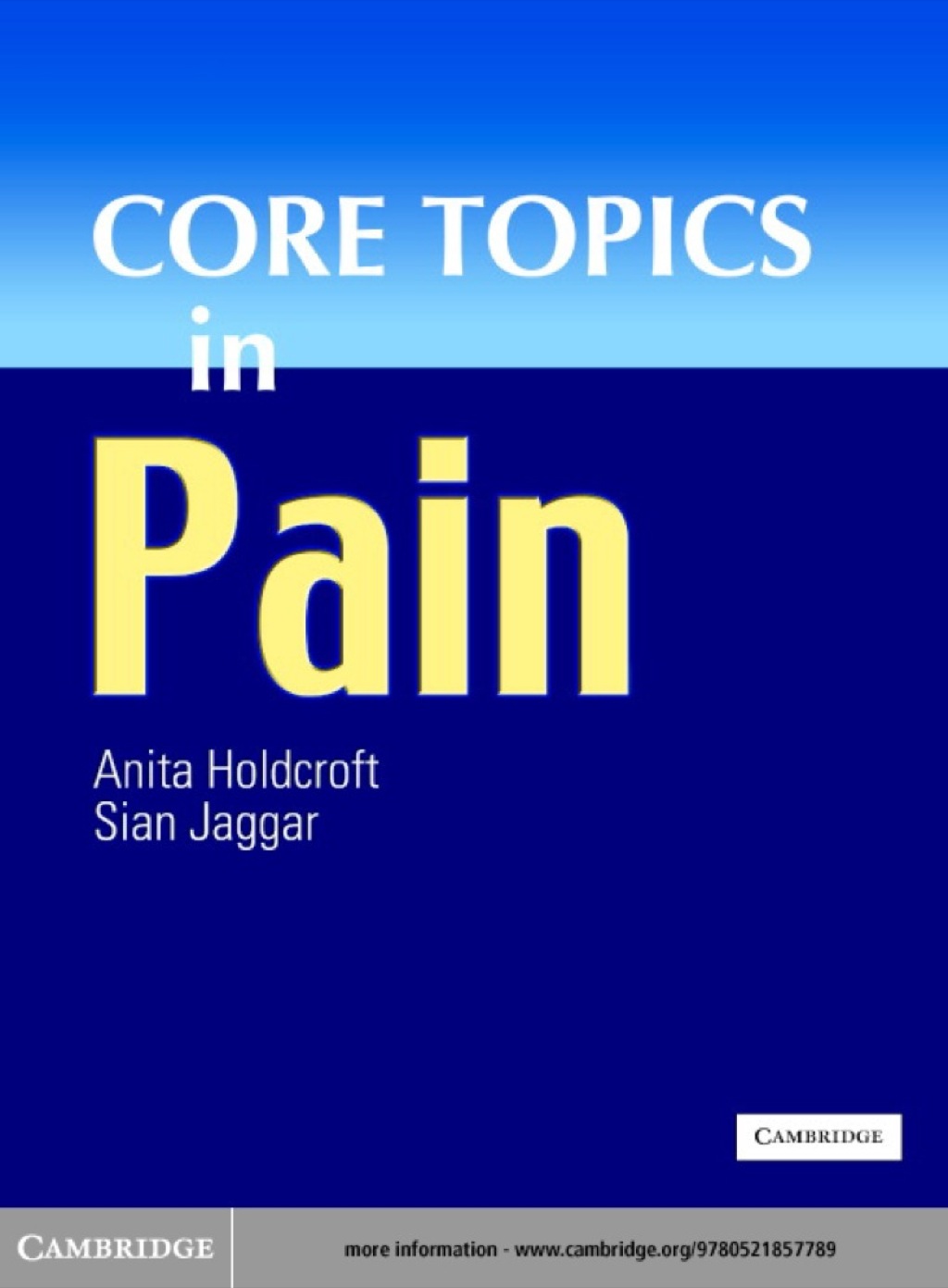 Core Topics in Pain 1st Edition