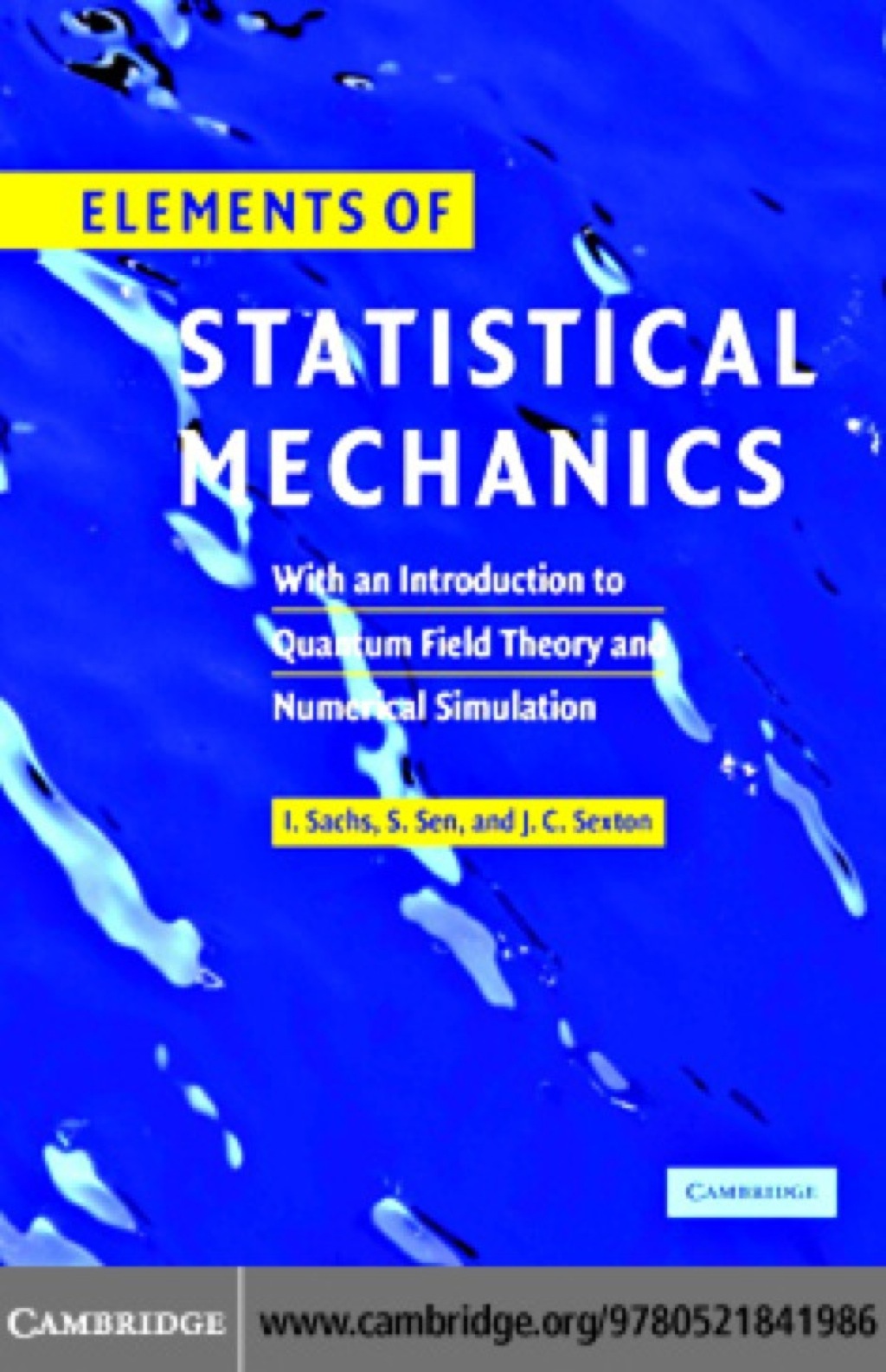 Elements of Statistical Mechanics With an Introduction to Quantum Field Theory and Numerical Simulation 1st Edition