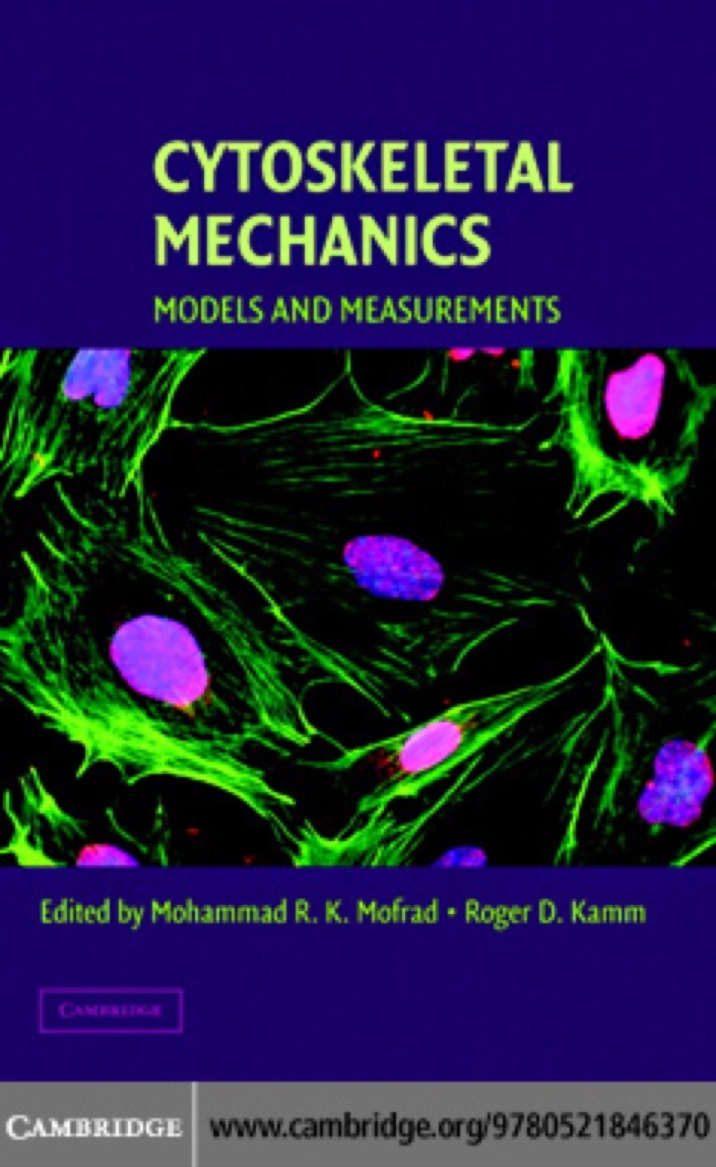 Cytoskeletal Mechanics Models and Measurements in Cell Mechanics 1st Edition