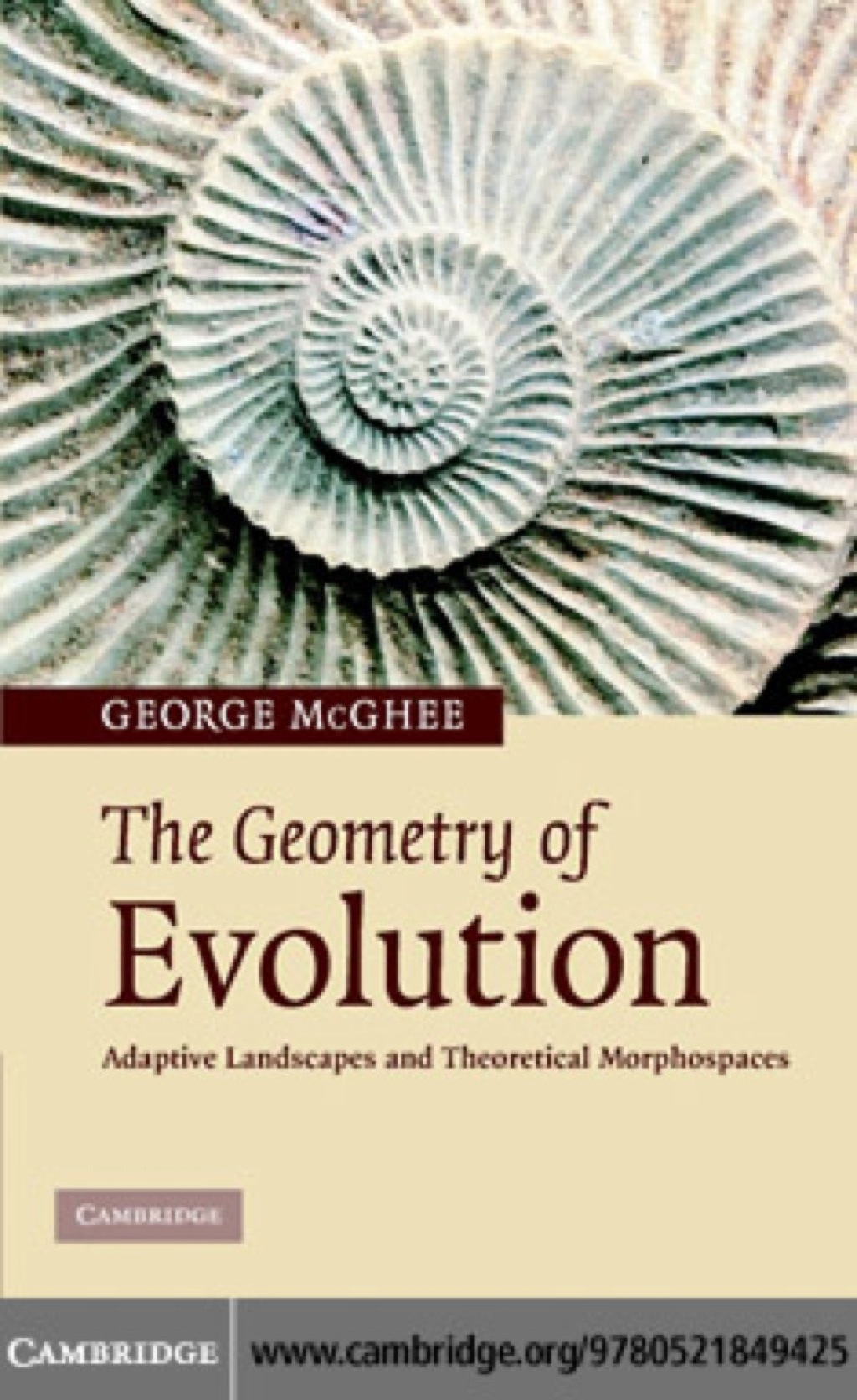The Geometry of Evolution Adaptive Landscapes and Theoretical Morphospaces 1st Edition