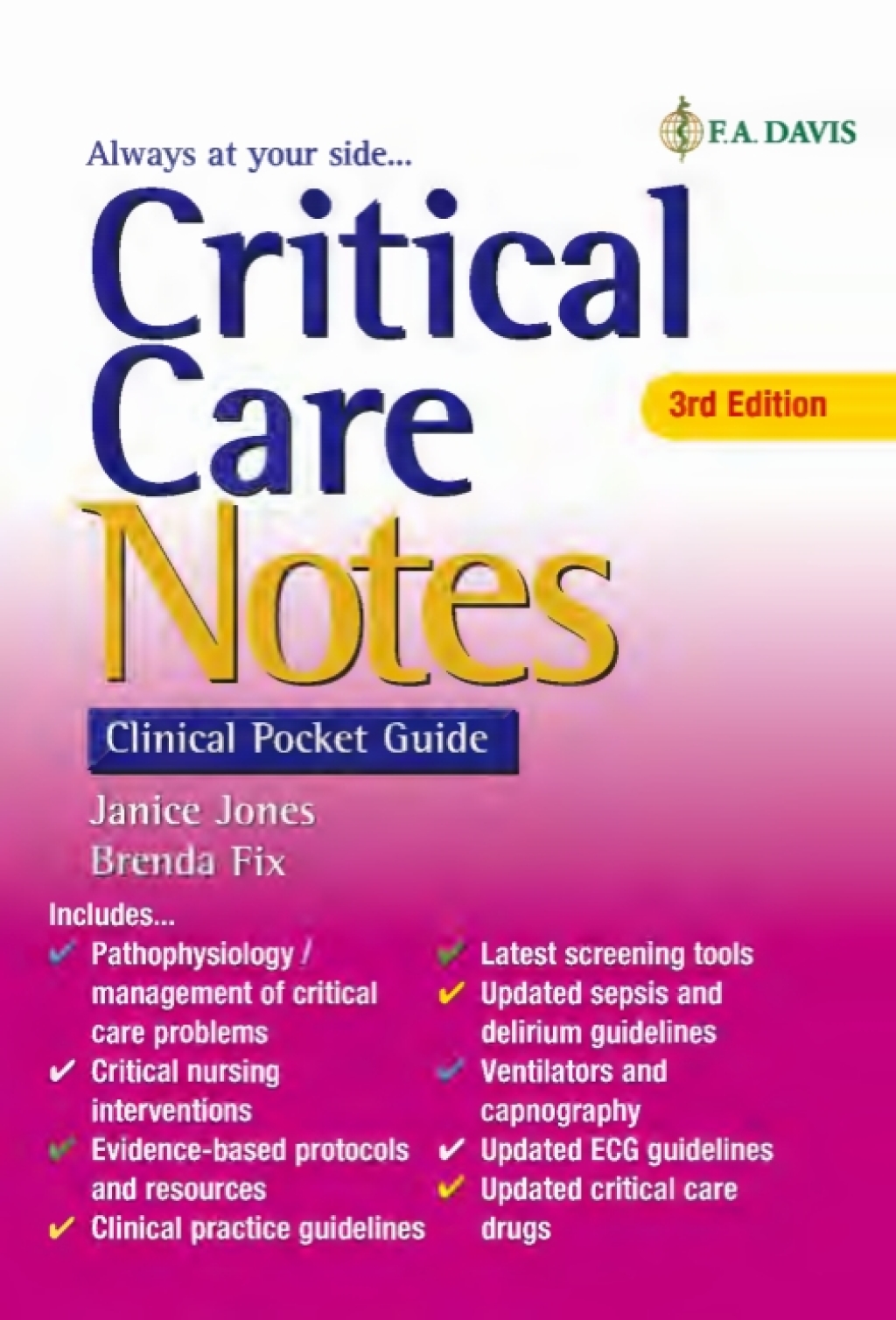 Critical Care Notes 3e Clinical Pocket Guide 3rd Edition