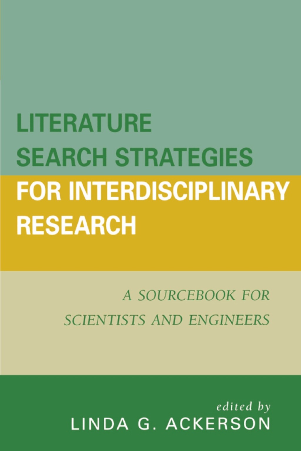 Literature Search Strategies for Interdisciplinary Research 
