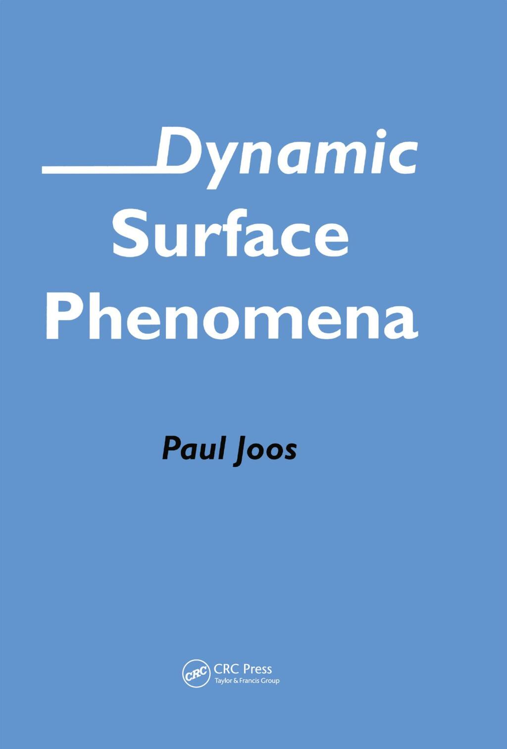 Dynamic Surface Phenomena 1st Edition