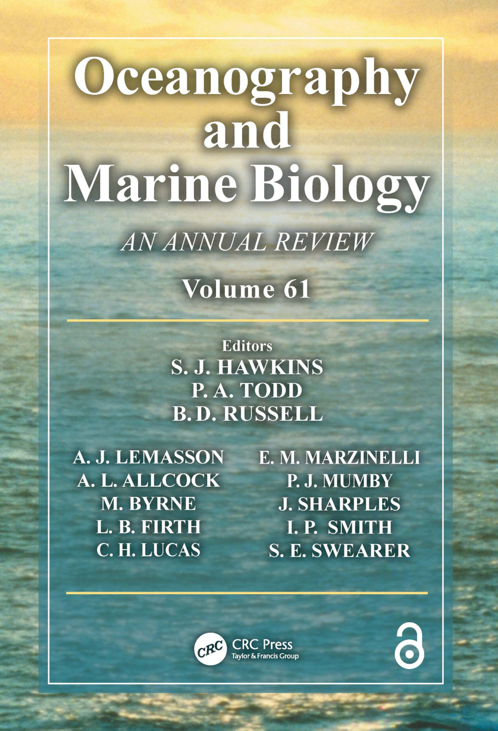 Oceanography and Marine Biology An annual review. Volume 61 1st Edition