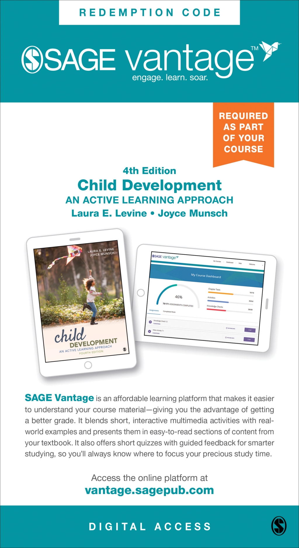 Sage Vantage: Child Development: An Active Learning Approach 4th Edition