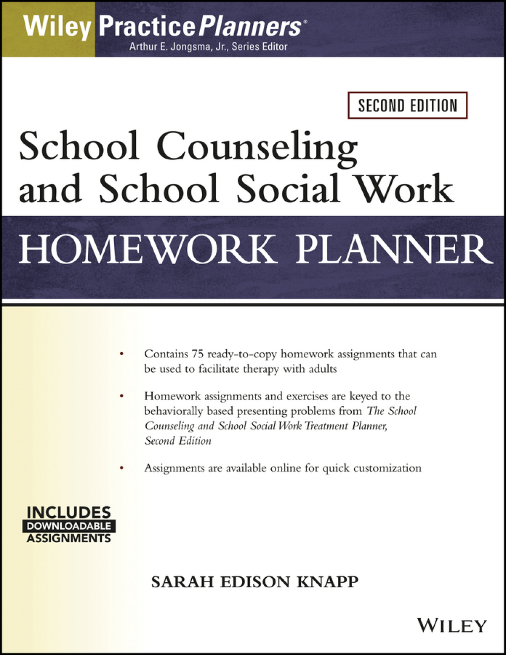School Counseling and Social Work Homework Planner (W/ Download) 2nd Edition