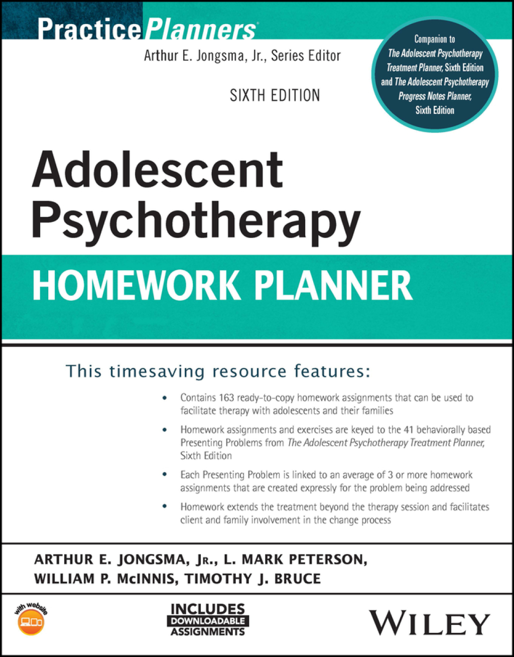 Adolescent Psychotherapy Homework Planner 6th Edition