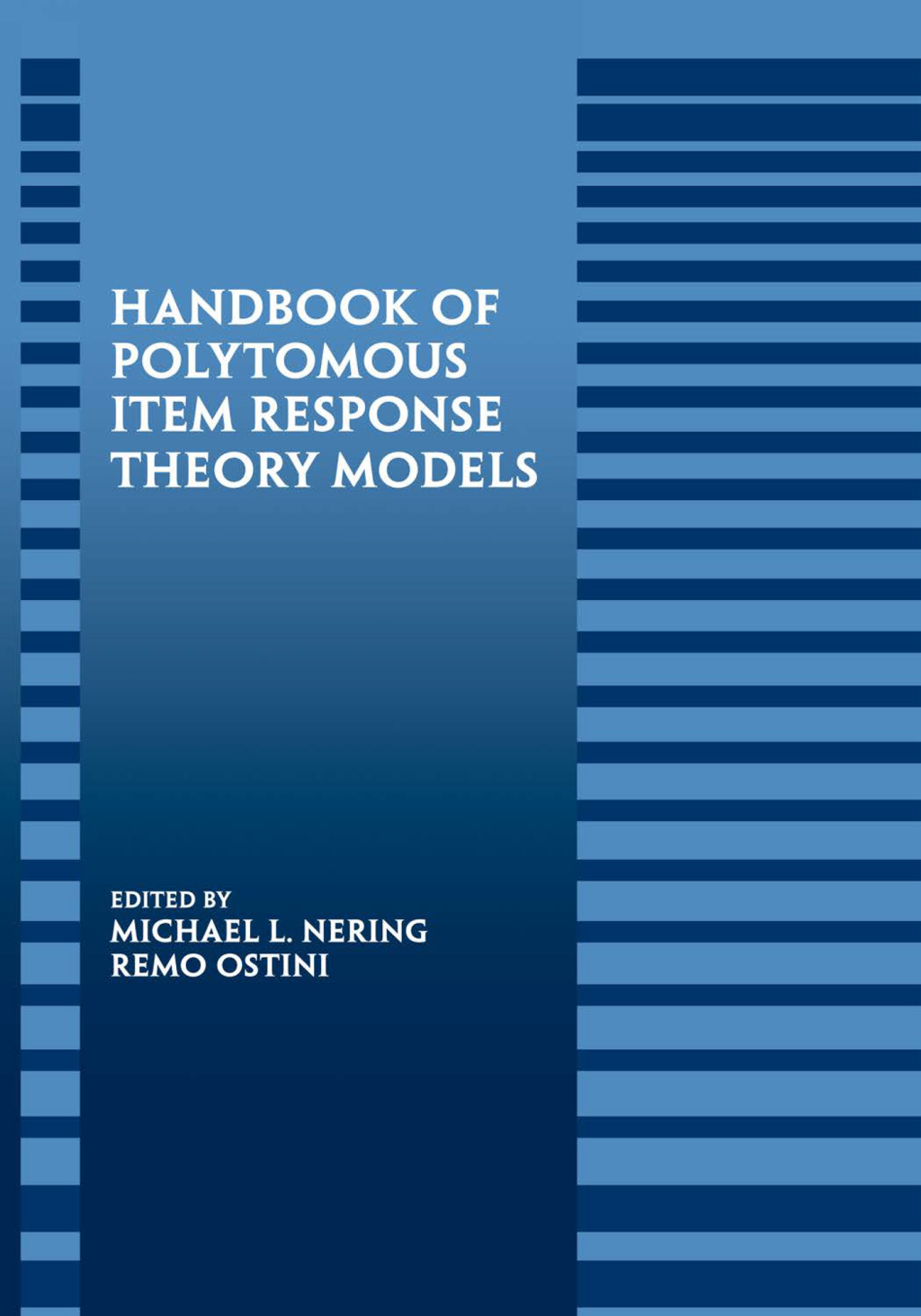 Handbook of Polytomous Item Response Theory Models 1st Edition