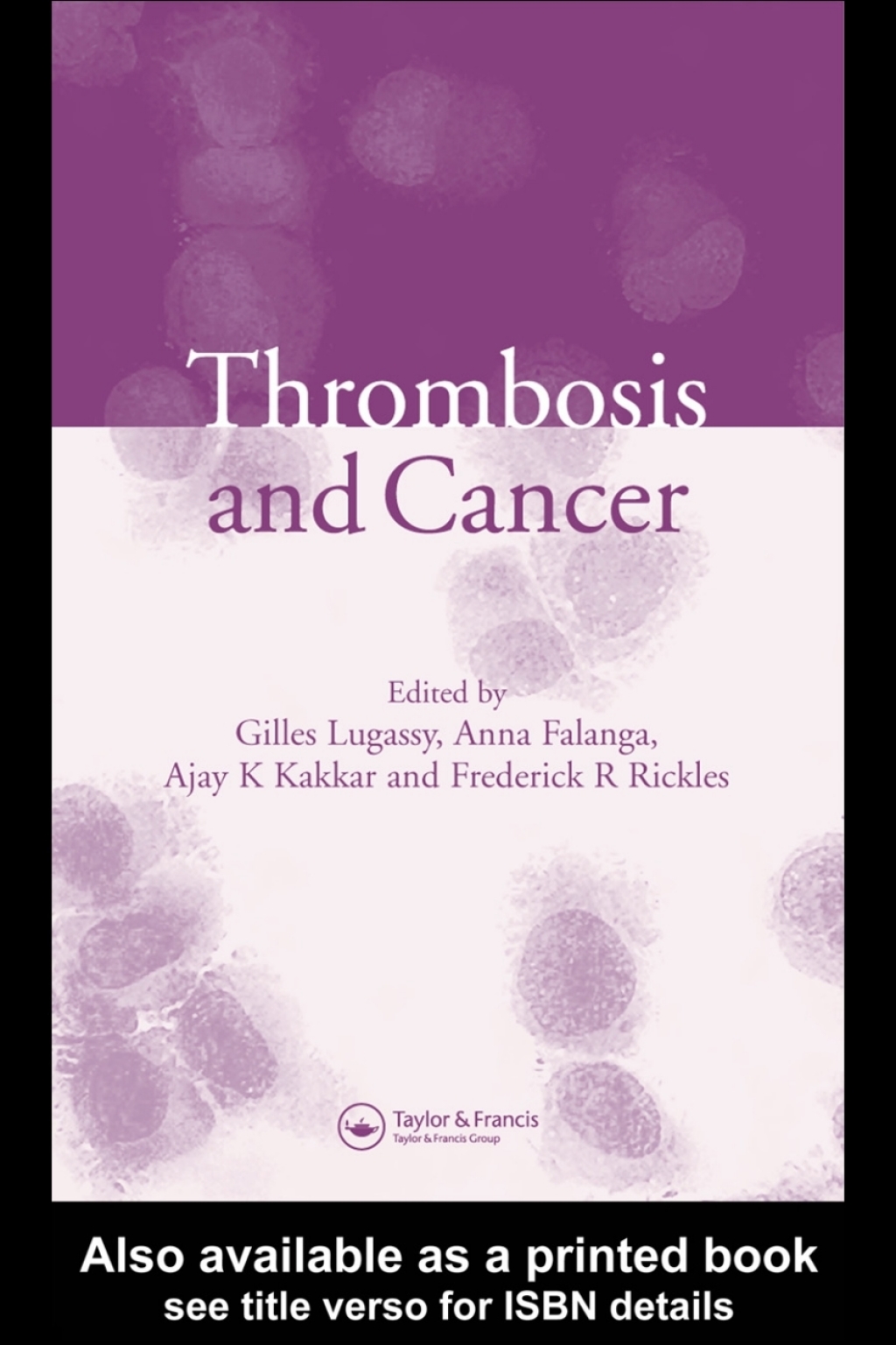 Thrombosis and Cancer 1st Edition