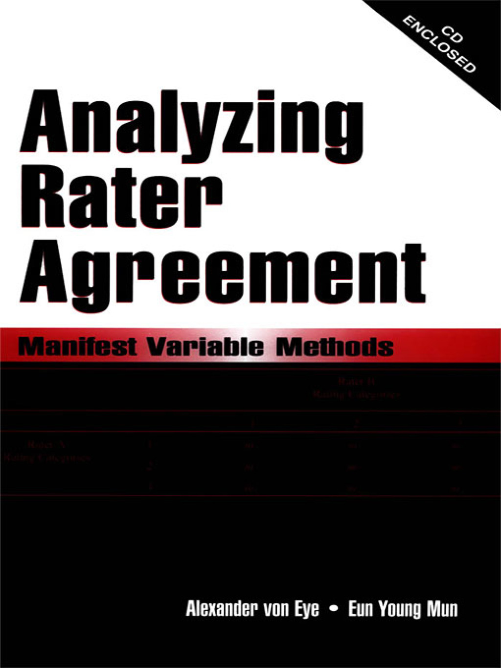 Analyzing Rater Agreement Manifest Variable Methods 1st Edition