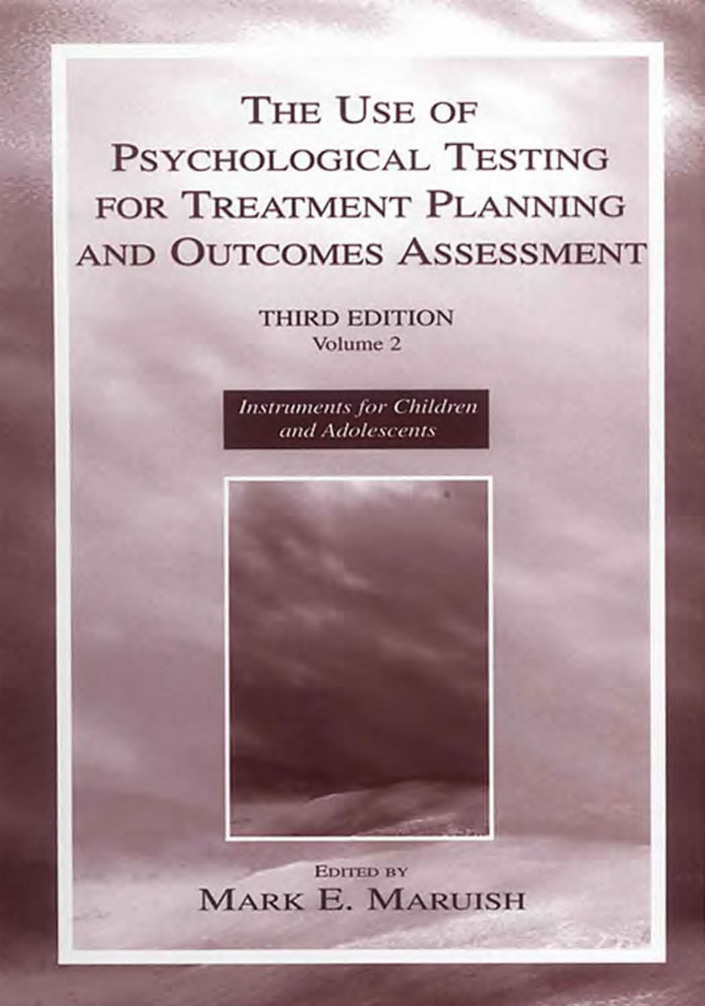 The Use of Psychological Testing for Treatment Planning and Outcomes Assessment Volume 2: Instruments for Children and Adolescents 3rd Edition