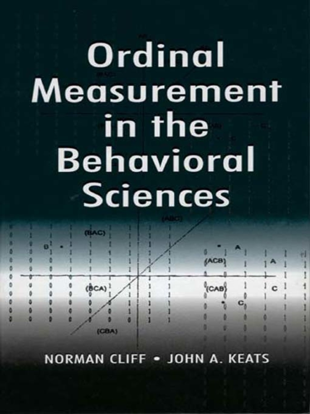Ordinal Measurement in the Behavioral Sciences 1st Edition