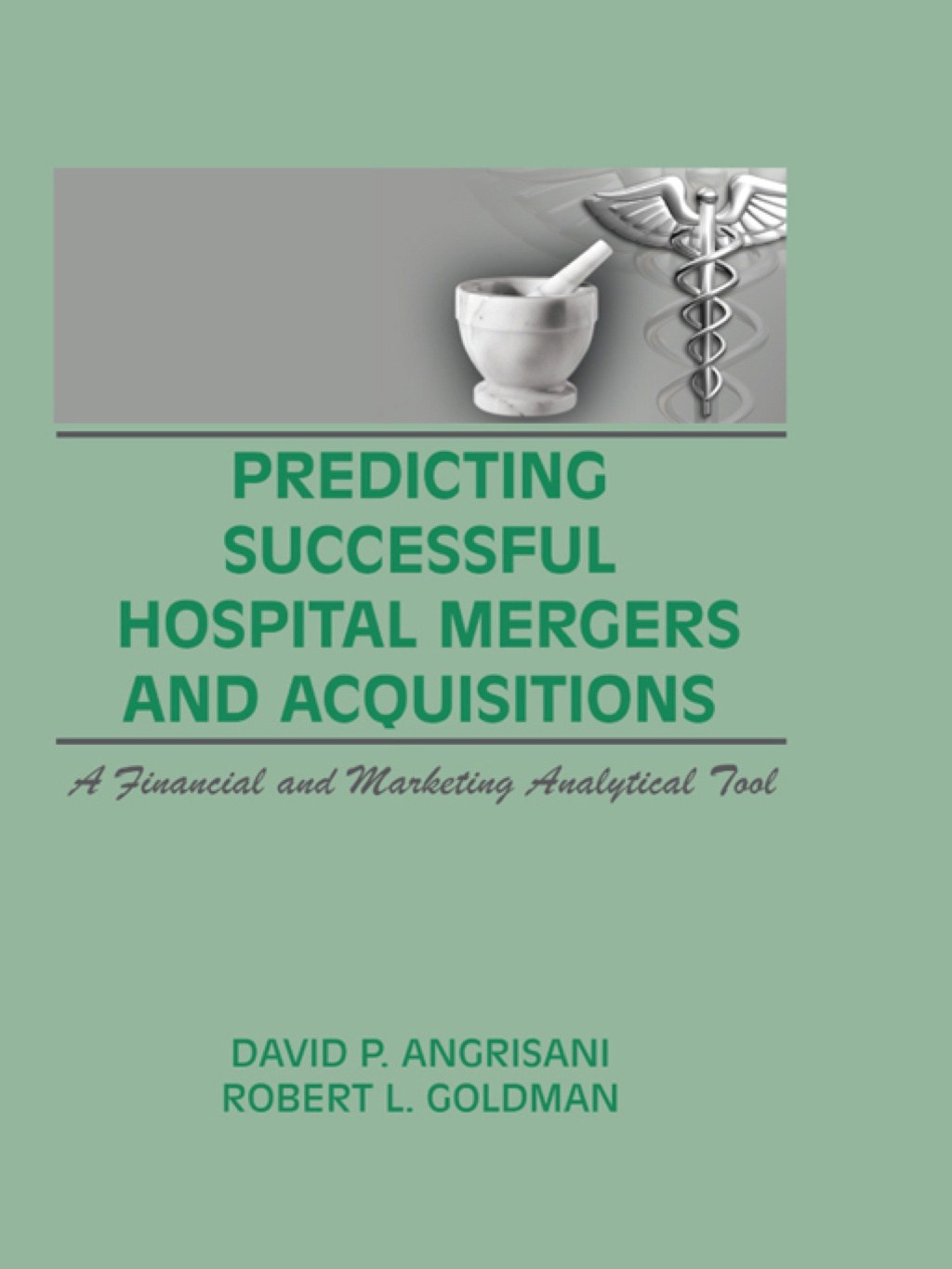 Predicting Successful Hospital Mergers and Acquisitions A Financial and Marketing Analytical Tool 1st Edition