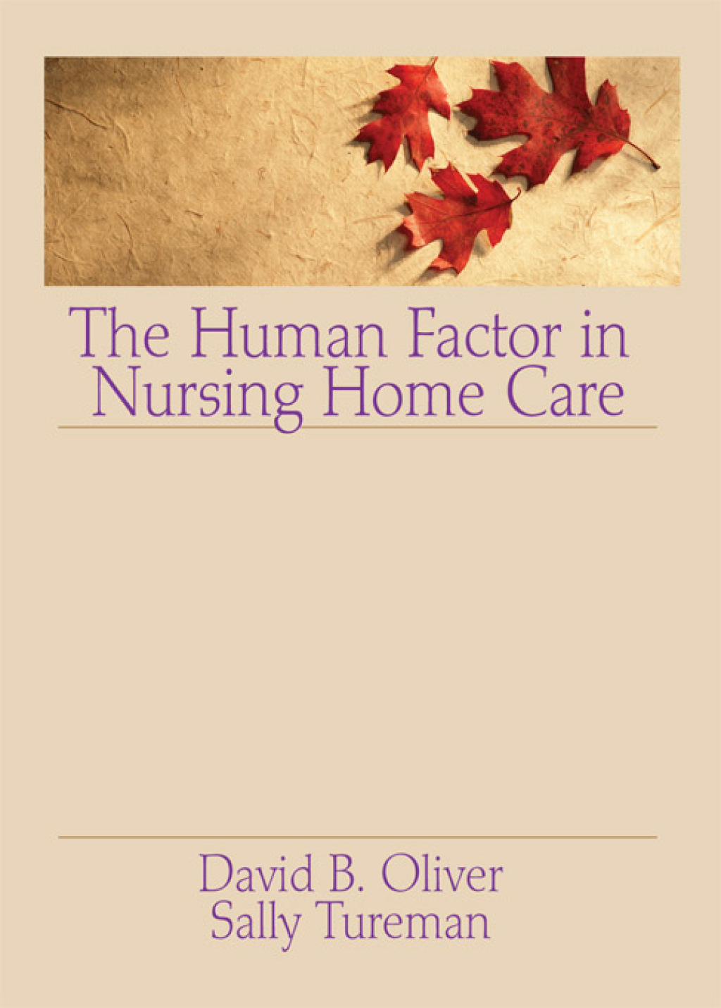 The Human Factor in Nursing Home Care 1st Edition