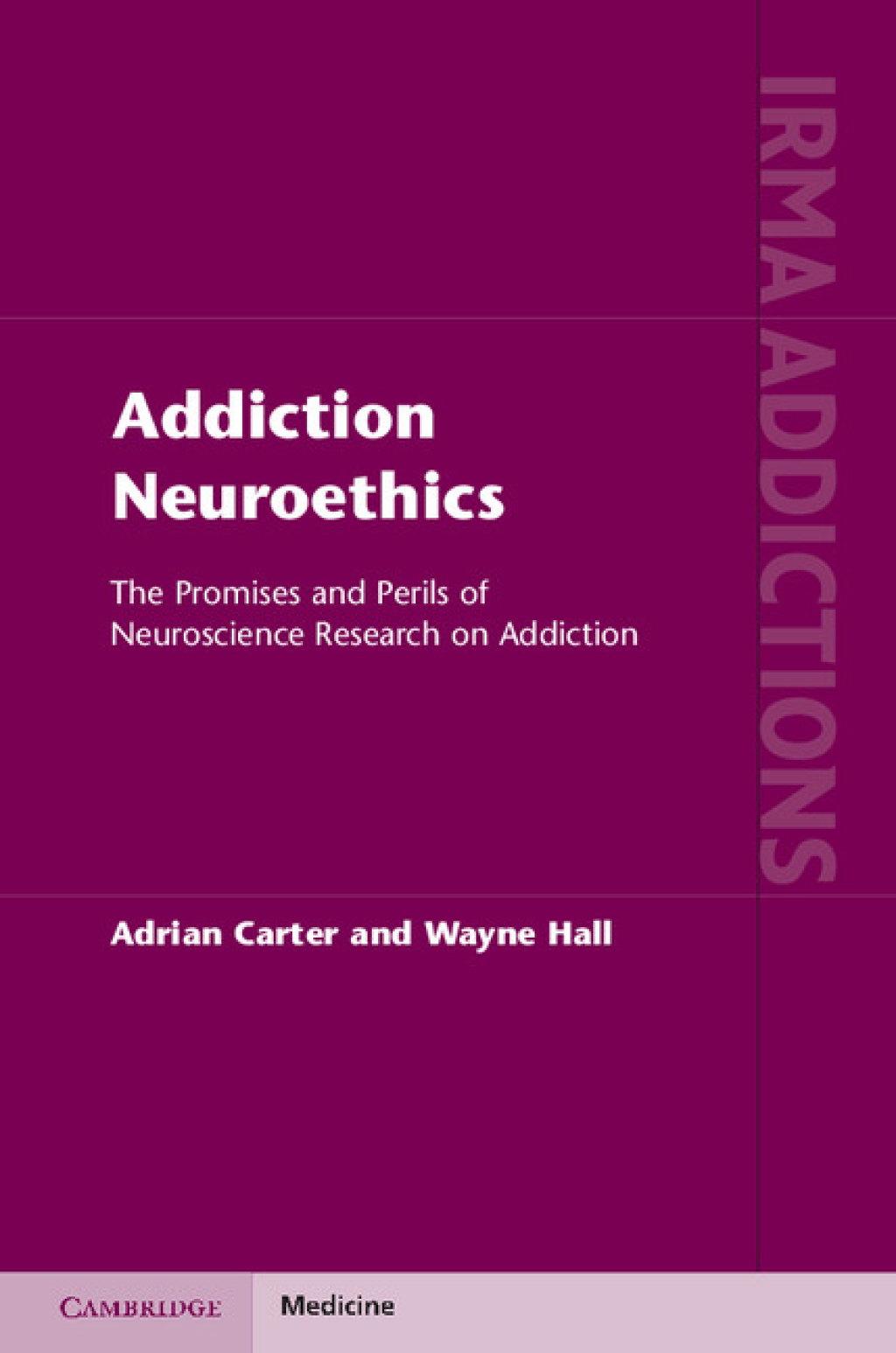 Addiction Neuroethics The Promises and Perils of Neuroscience Research on Addiction 1st Edition