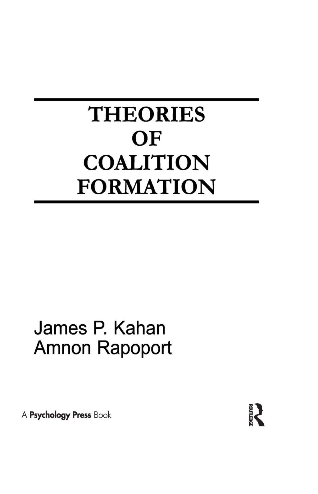 Theories of Coalition Formation 1st Edition