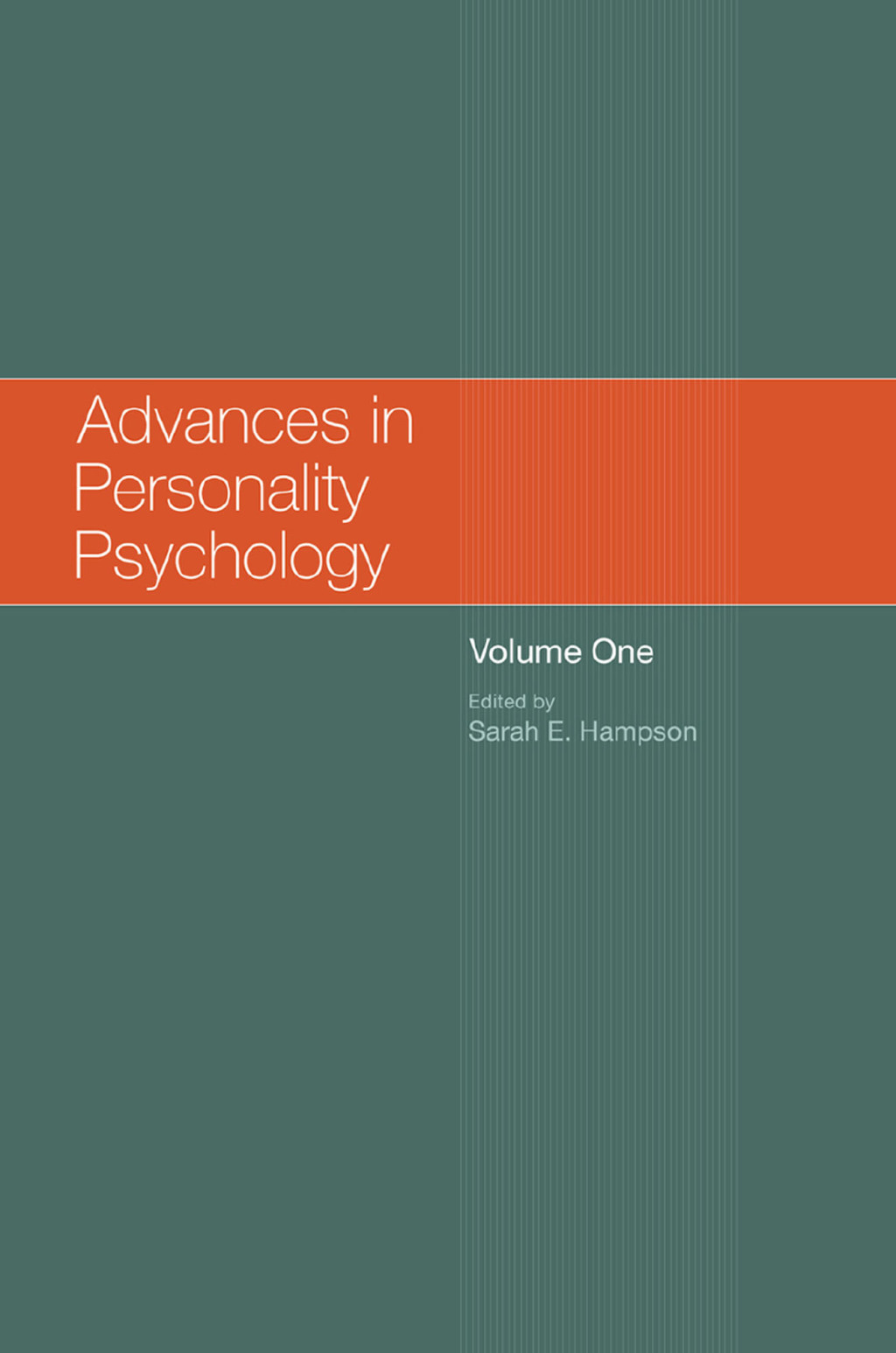 Advances in Personality Psychology Volume 1 1st Edition