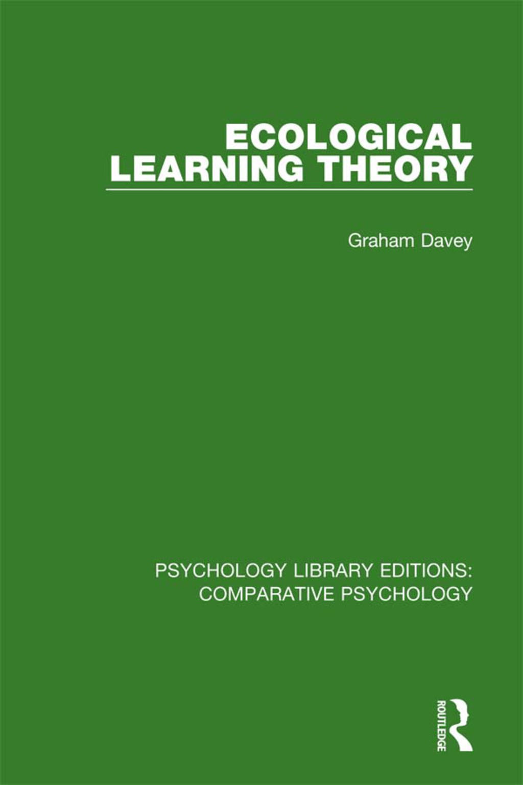 Ecological Learning Theory 1st Edition