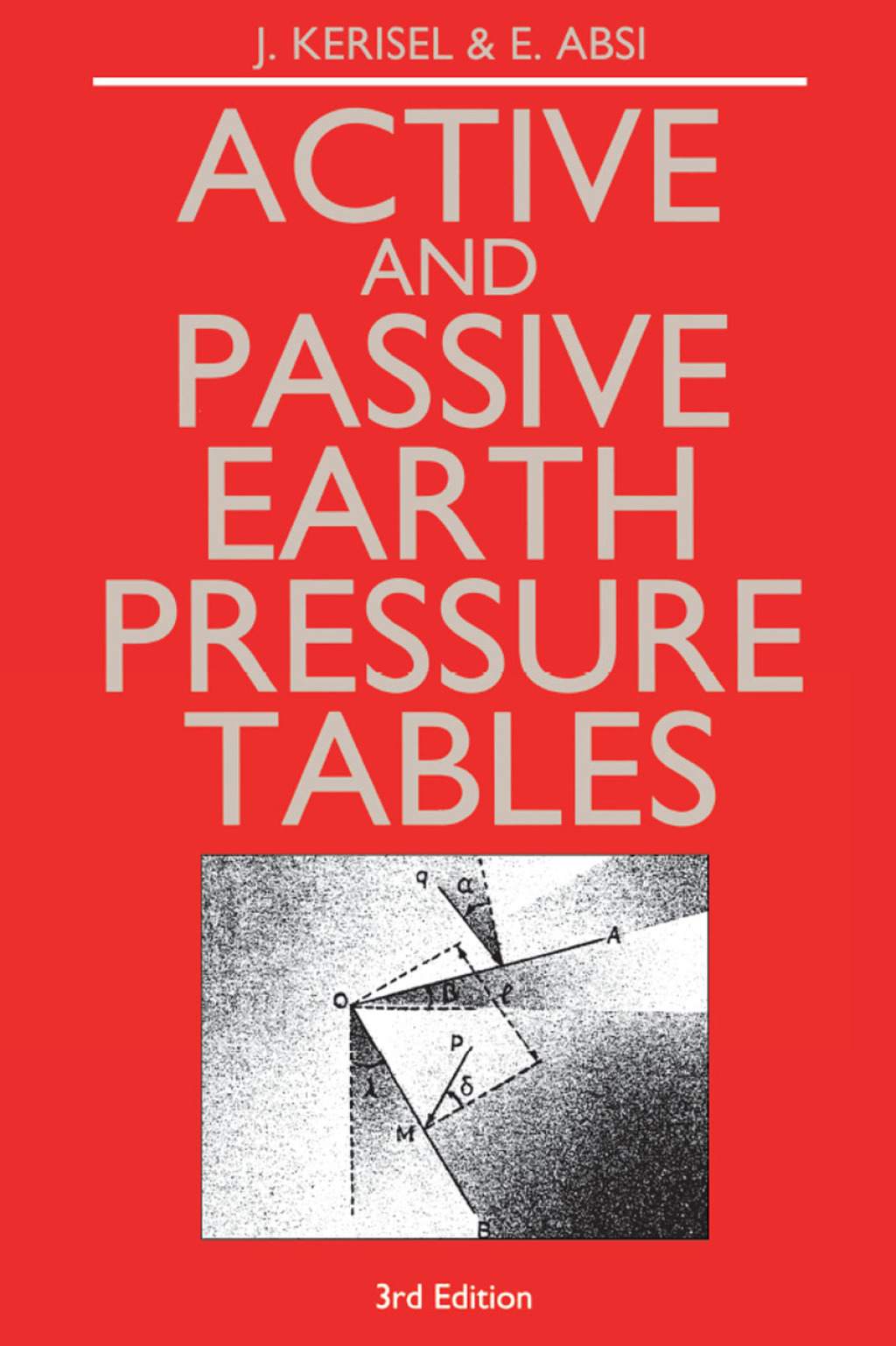 Active and Passive Earth Pressure Tables 1st Edition