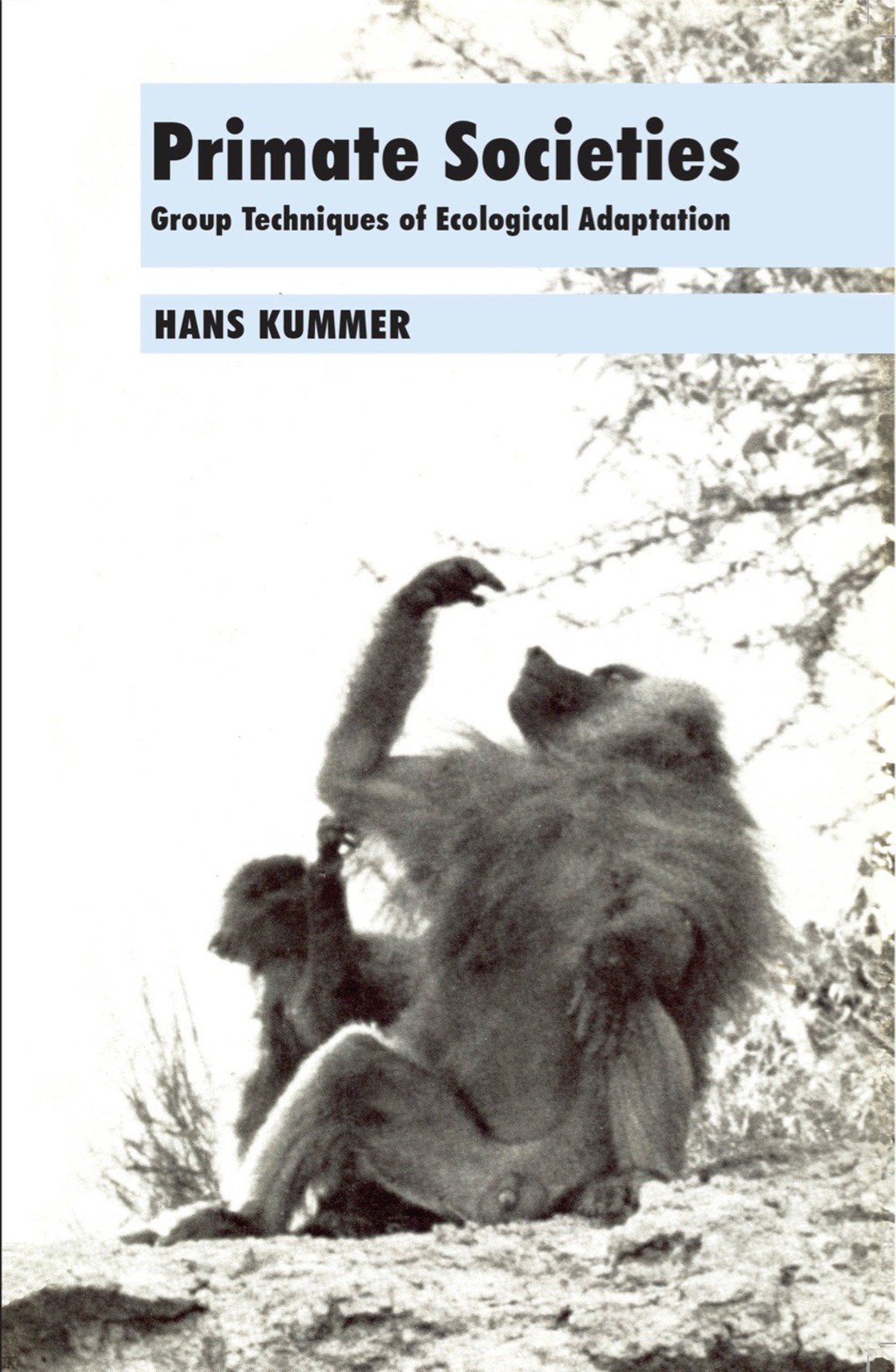Primate Societies Group Techniques of Ecological Adaptation 1st Edition