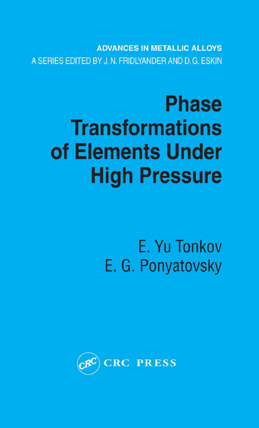 Phase Transformations of Elements Under High Pressure 1st Edition