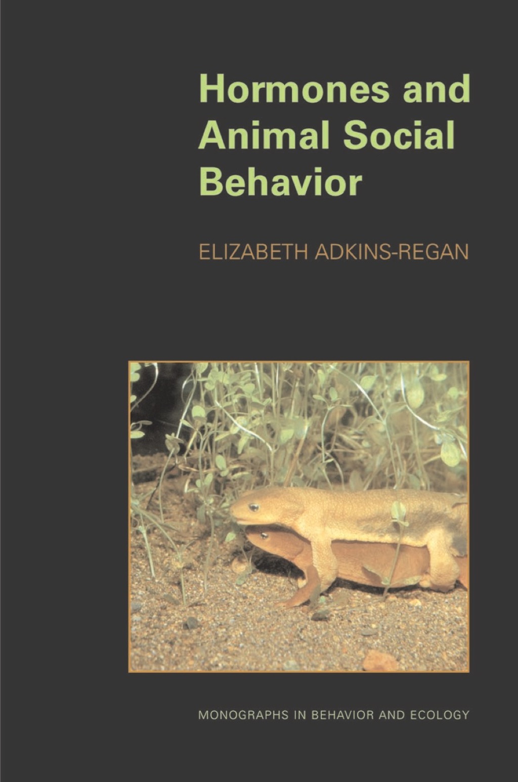 Hormones and Animal Social Behavior 