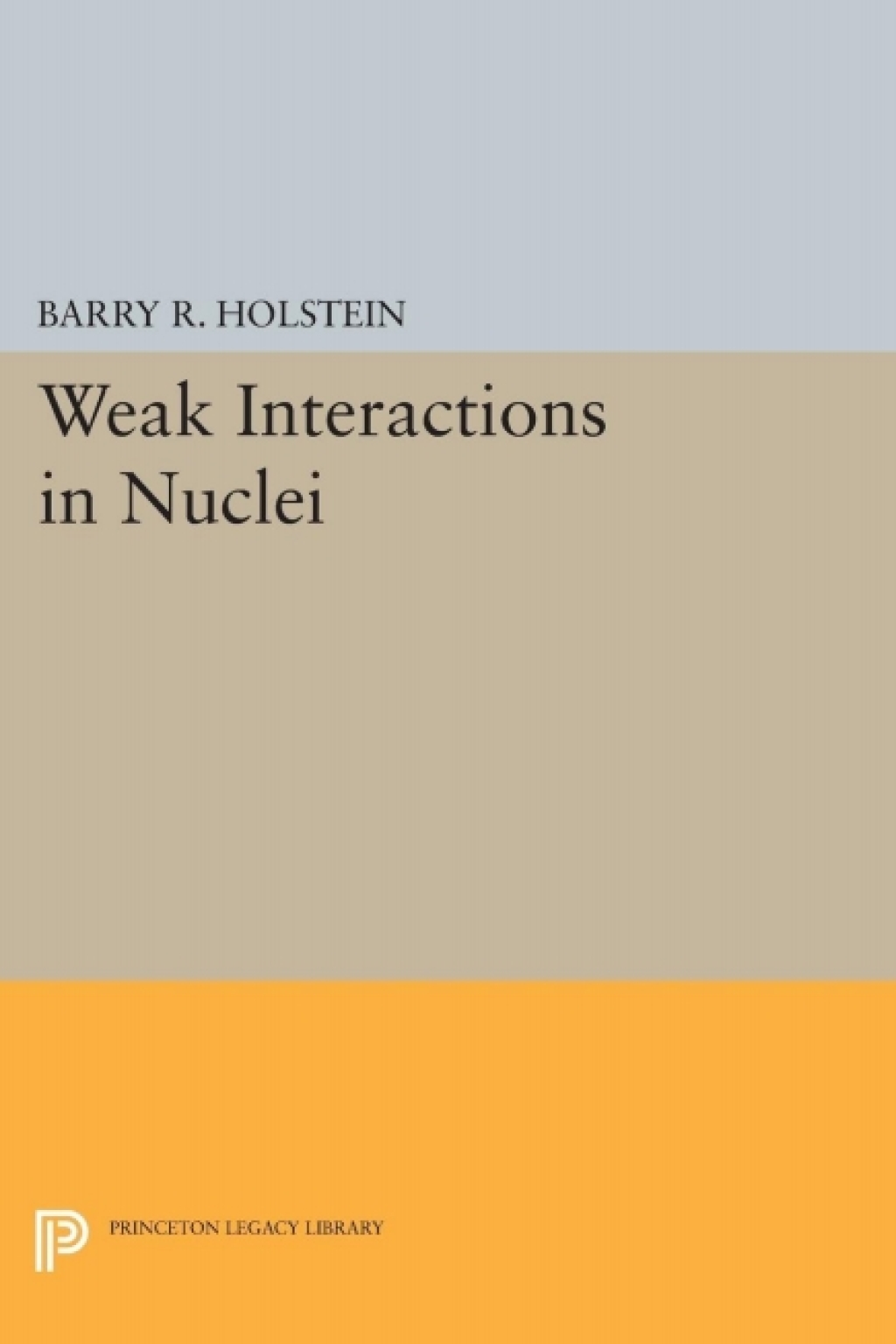 Weak Interactions in Nuclei 