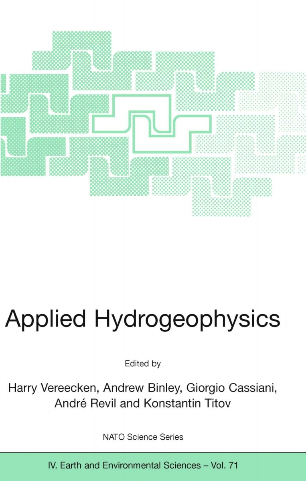 Applied Hydrogeophysics 1st Edition