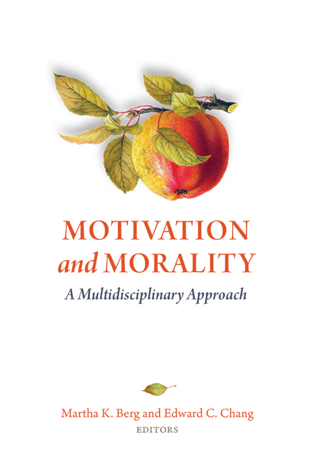 Motivation and Morality A Multidisciplinary Approach 