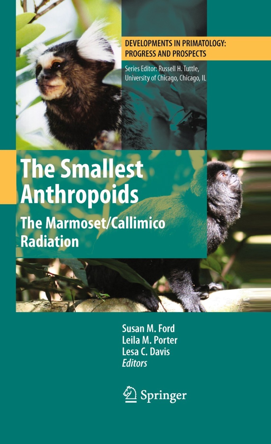 The Smallest Anthropoids The Marmoset/Callimico Radiation 1st Edition