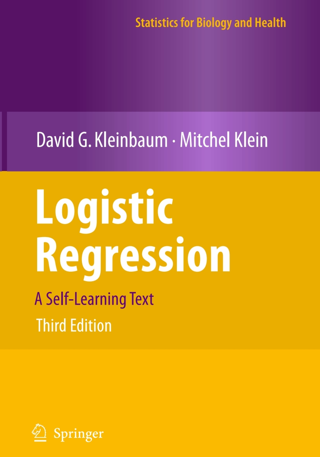 Logistic Regression A Self-Learning Text 3rd Edition