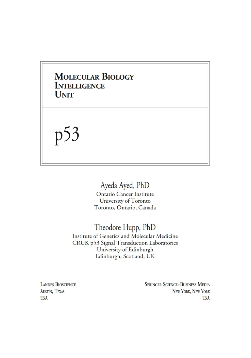 p53 1st Edition