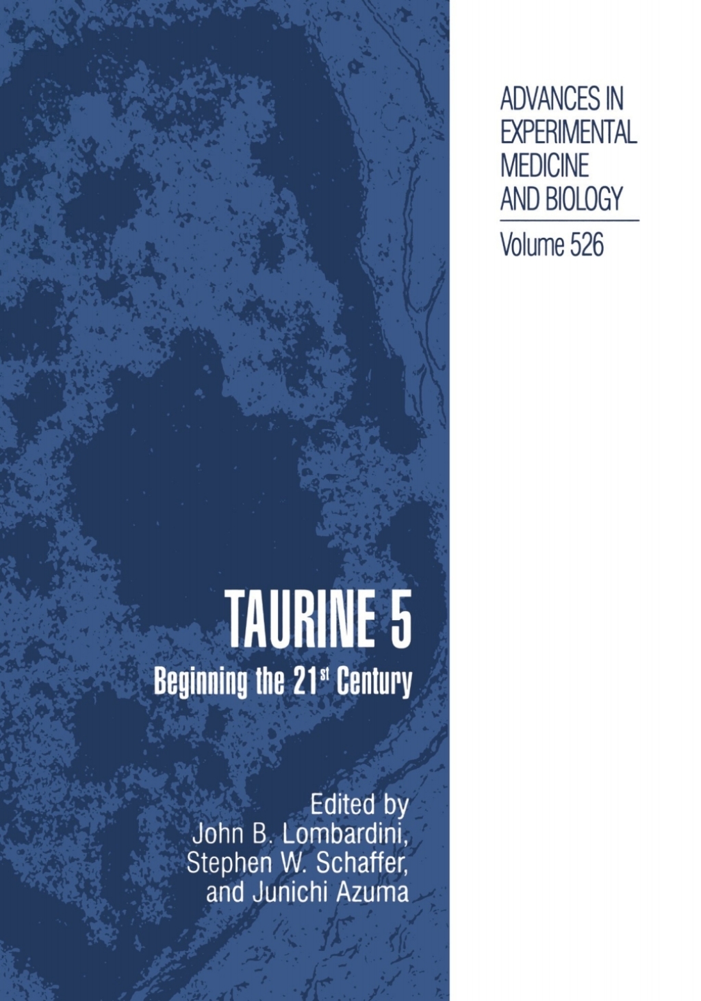Taurine 5 Beginning the 21st Century 1st Edition