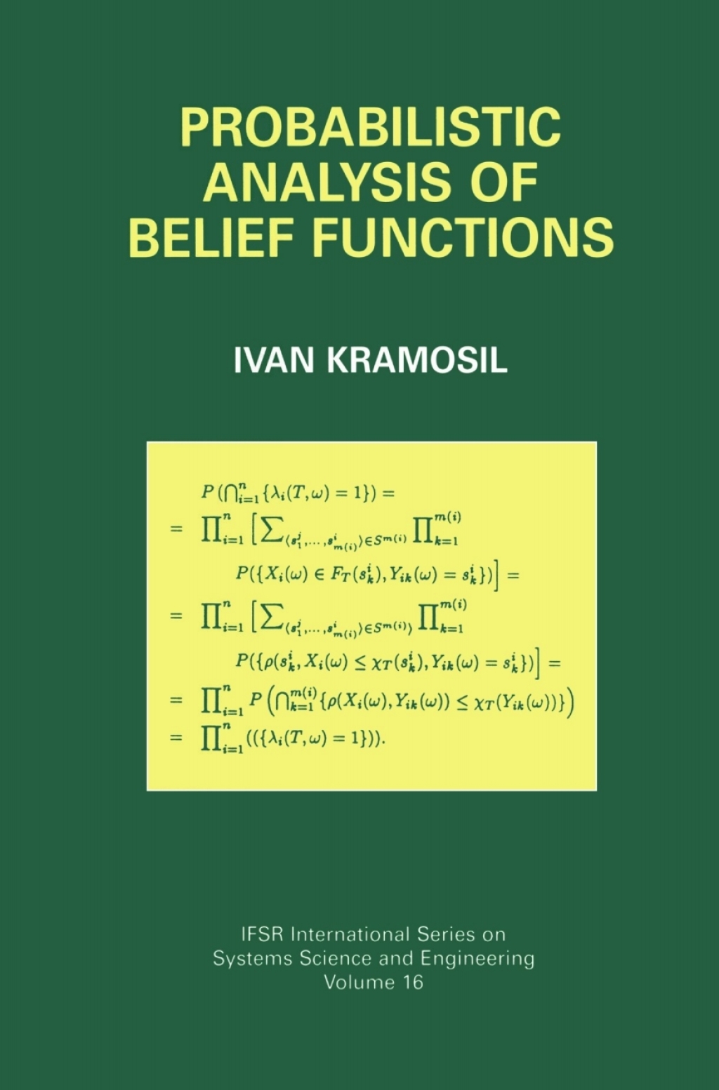 Probabilistic Analysis of Belief Functions 