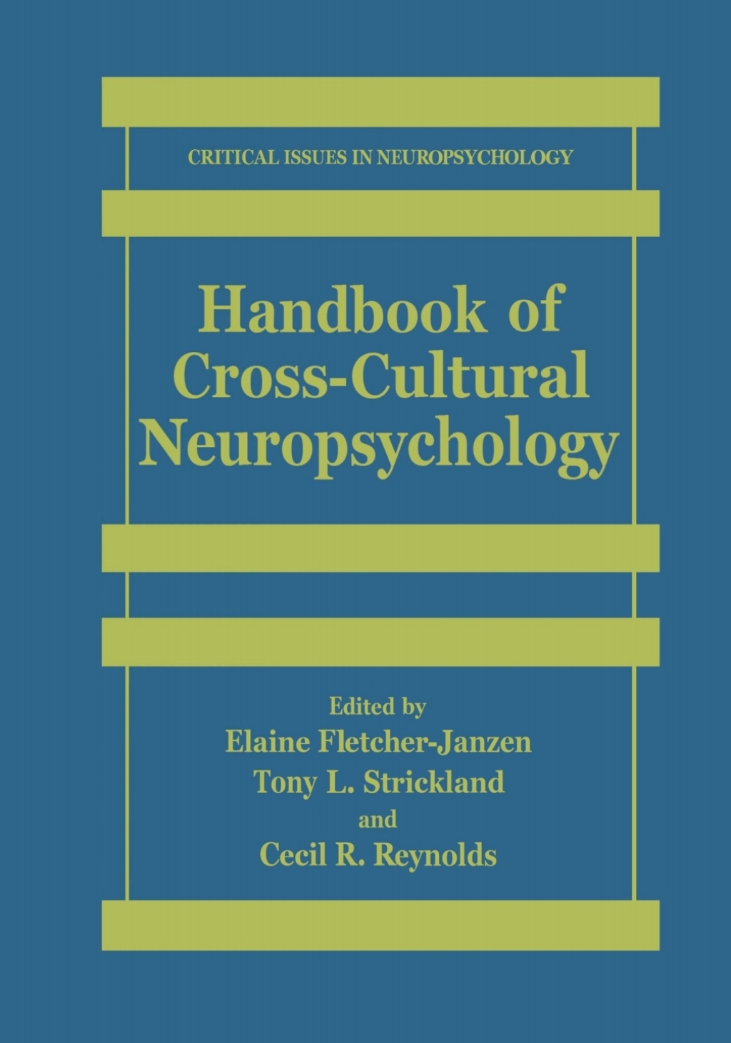 Handbook of Cross-Cultural Neuropsychology 