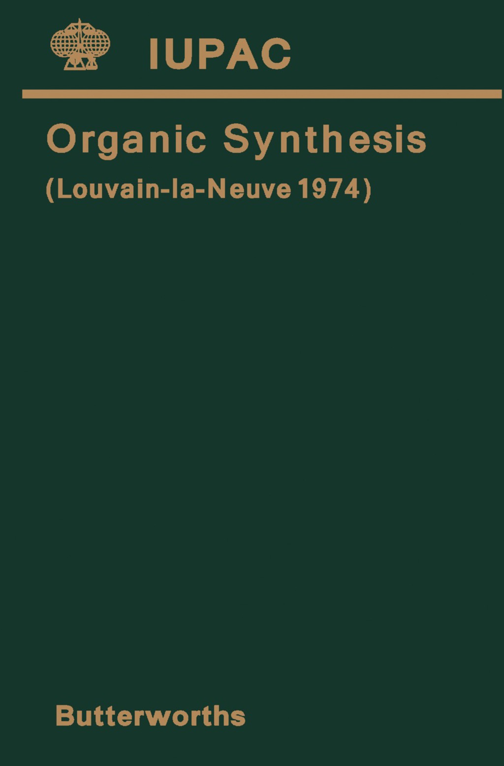 Organic Synthesis First International Conference on Organic Synthesis 