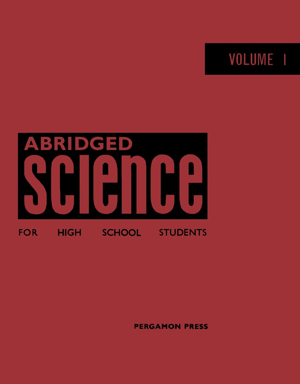 Abridged Science for High School Students The Nuclear Research Foundation School Certificate Integrated 
