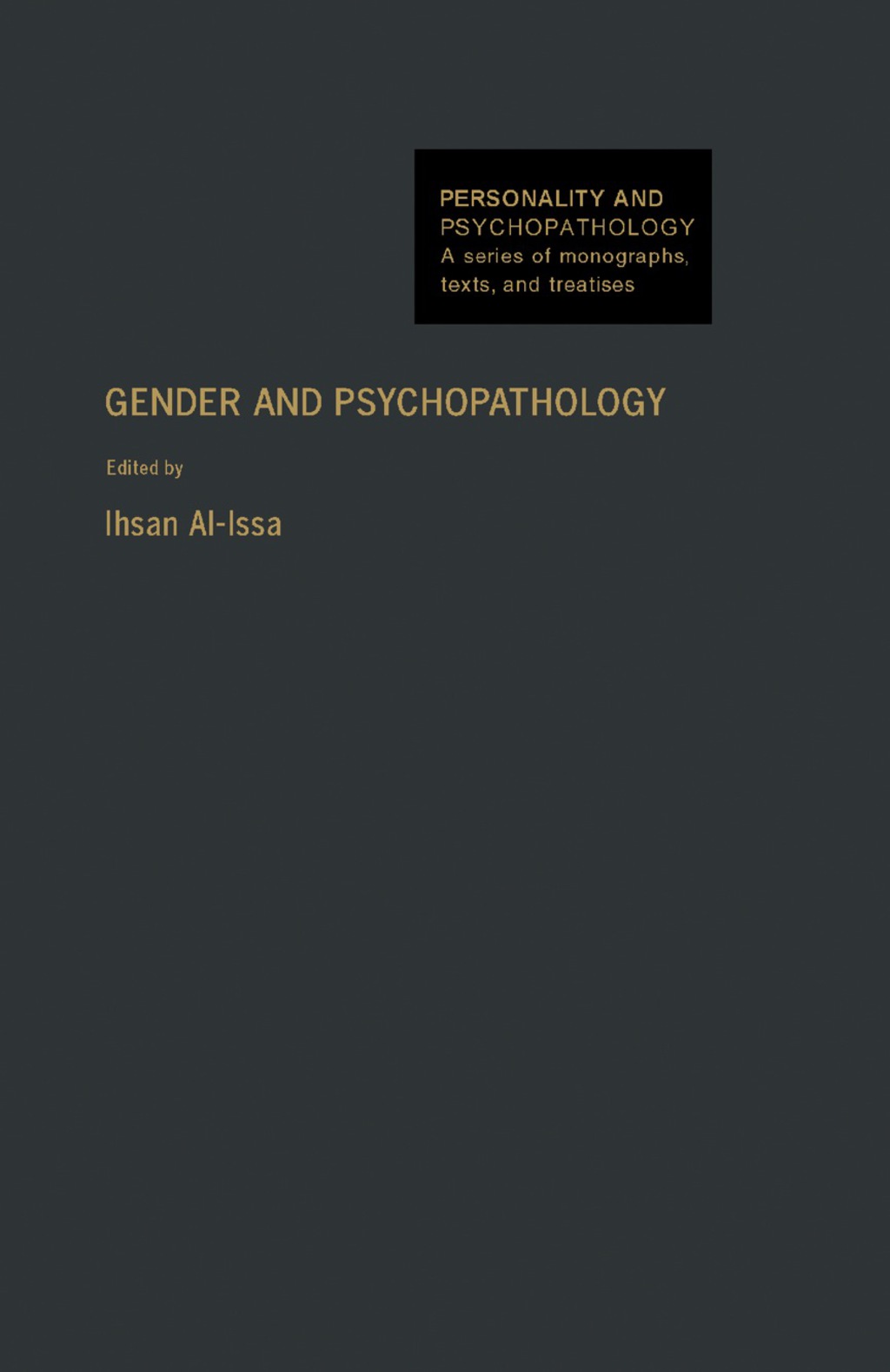 Gender and Psychopathology 
