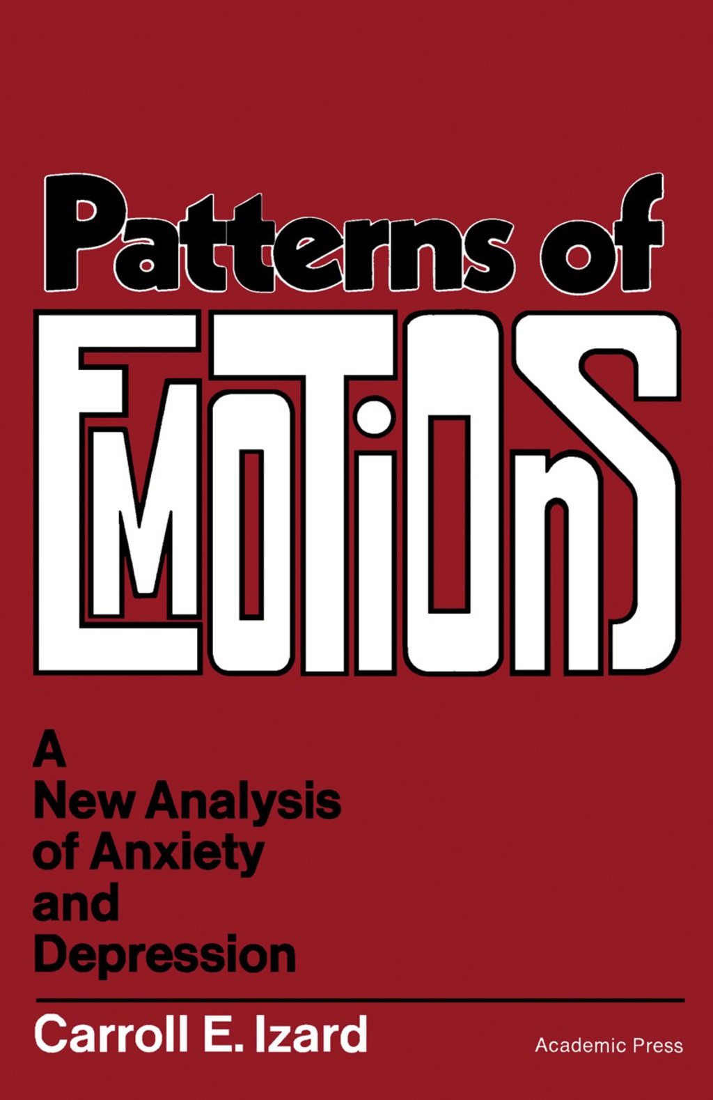 Patterns of Emotions A New Analysis of Anxiety and Depression 