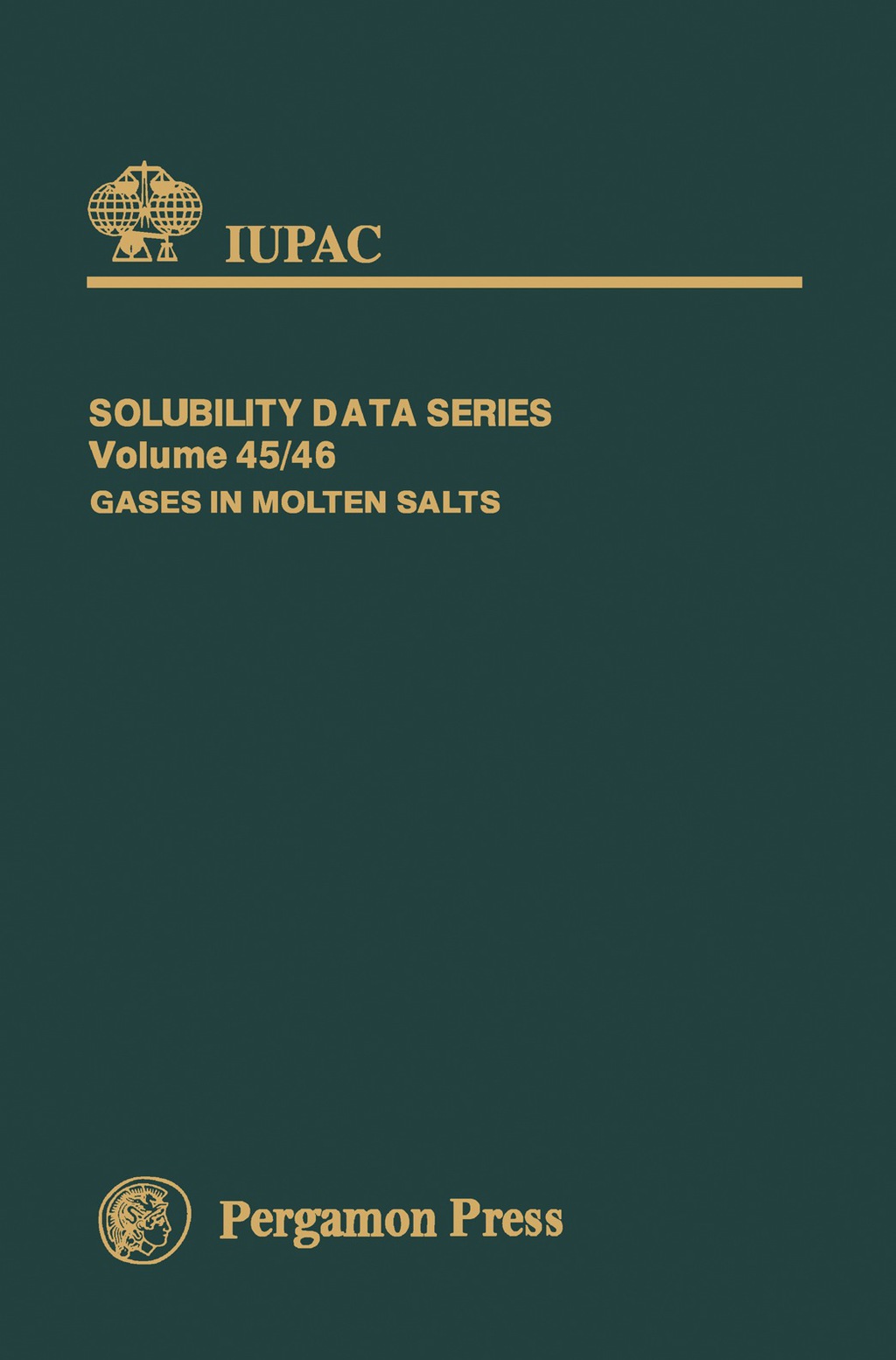 Gases in Molten Salts 