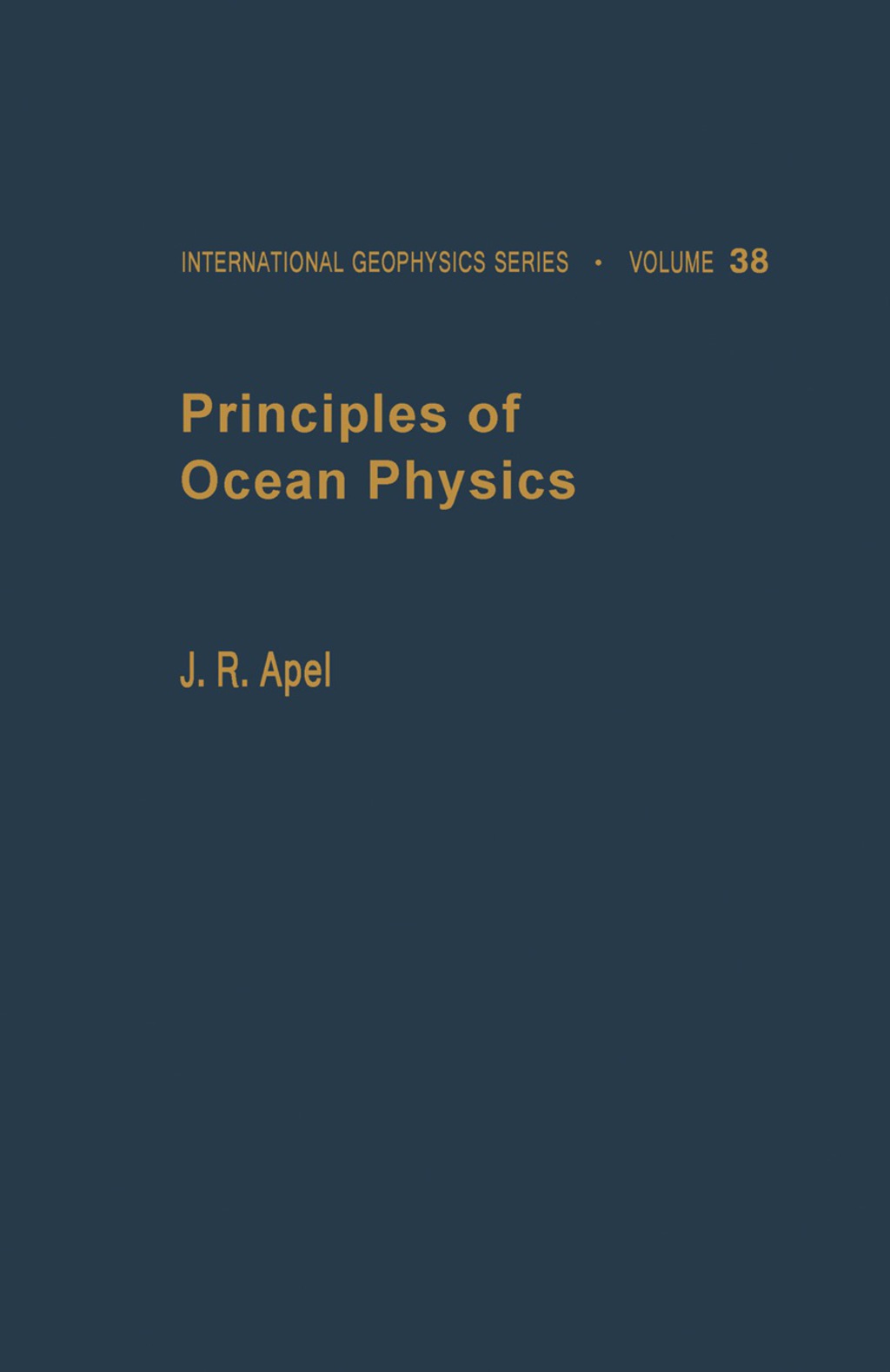 Principles of Ocean Physics 
