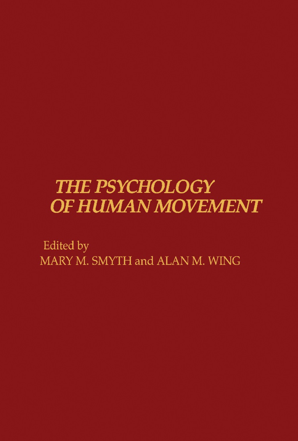 Psychology of Human Movement 