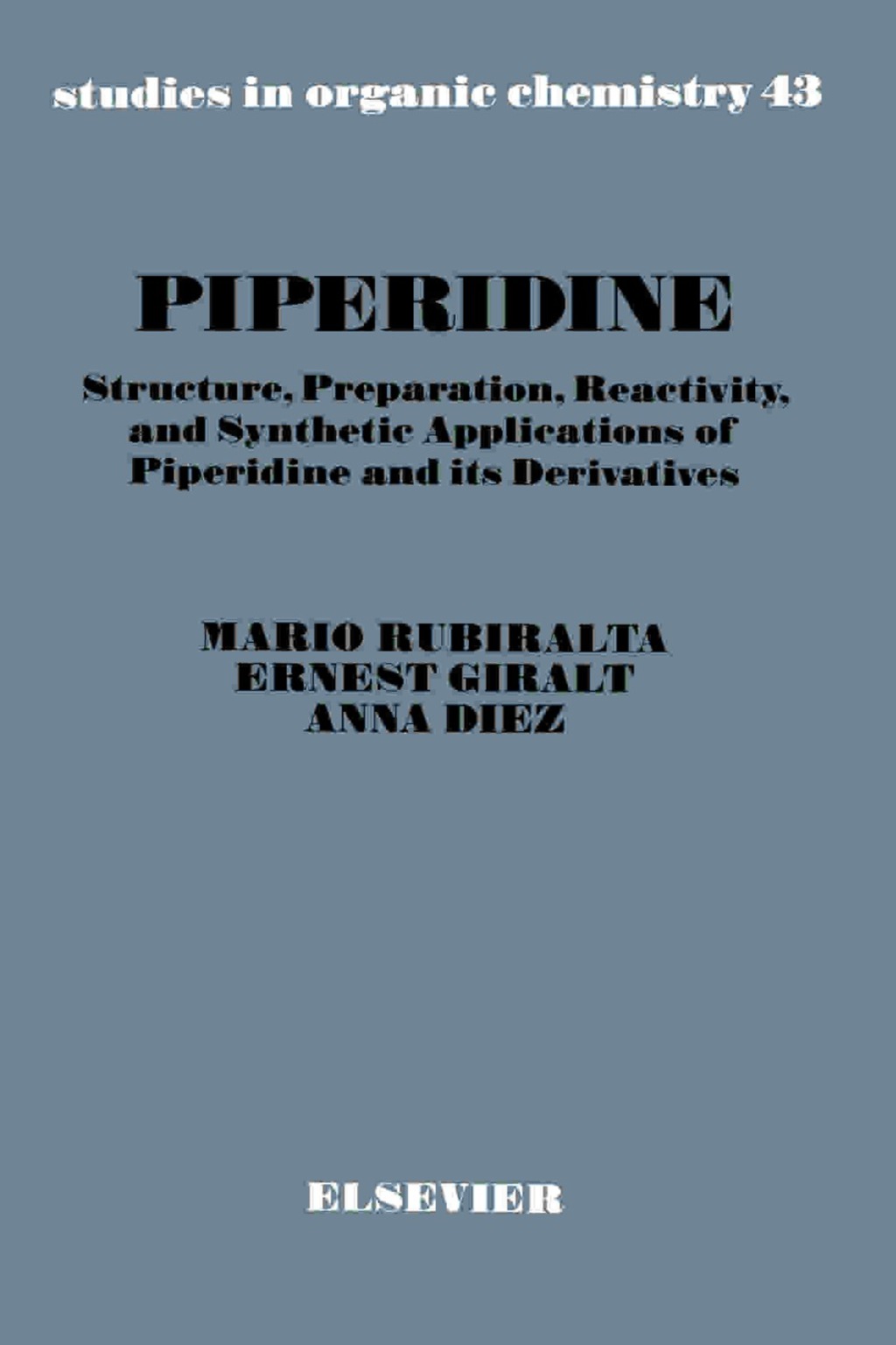 Piperidine Structure, Preparation, Reactivity, and Synthetic Applications of Piperidine and its Derivatives 