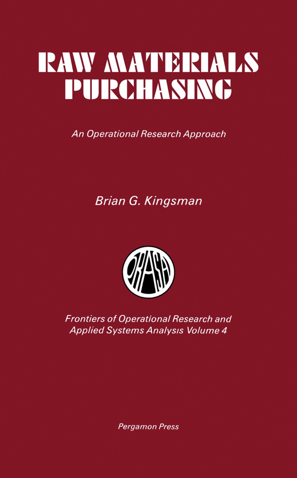 Raw Materials Purchasing An Operational Research Approach 