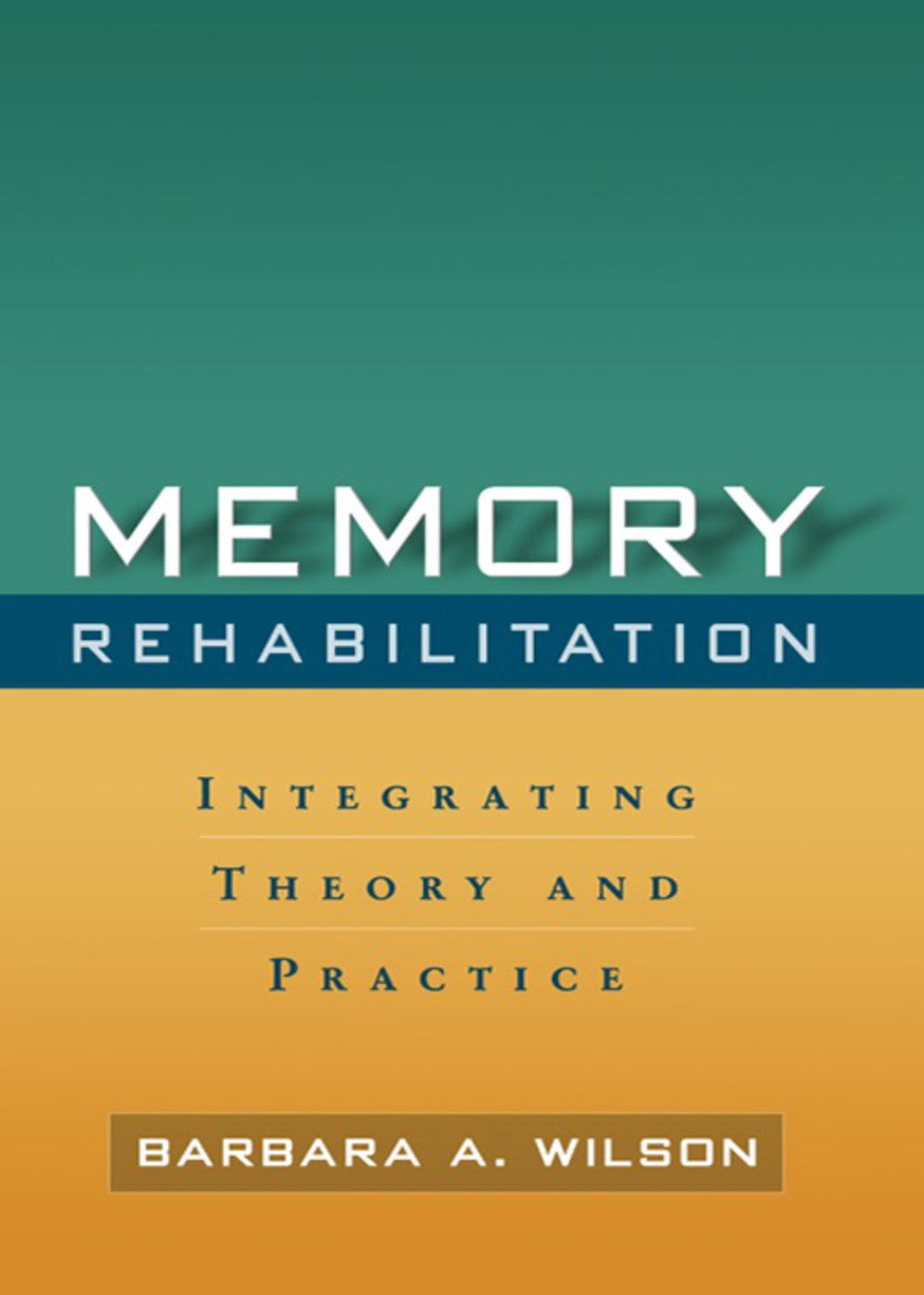 Memory Rehabilitation Integrating Theory and Practice 