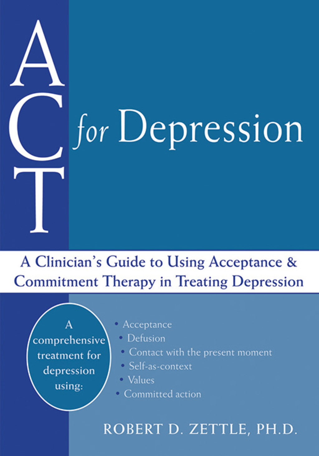 ACT for Depression A Clinician's Guide to Using Acceptance and Commitment Therapy in Treating Depression 