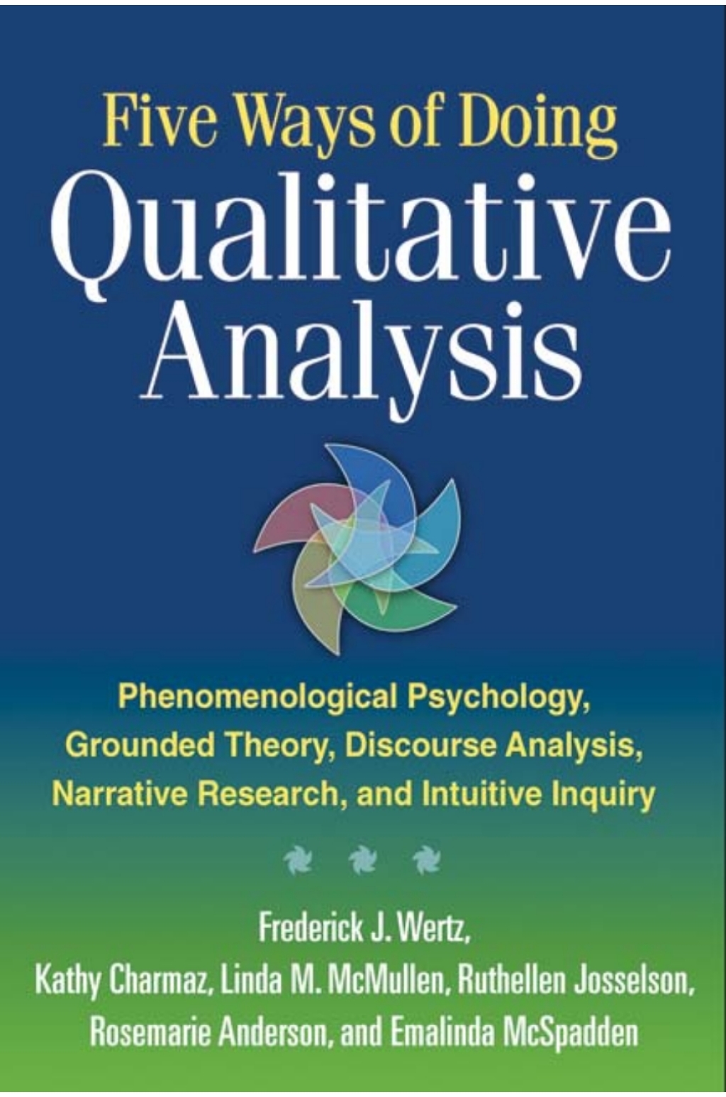 Five Ways of Doing Qualitative Analysis Phenomenological Psychology, Grounded Theory, Discourse Analysis, Narrative Research, and Intuitive 