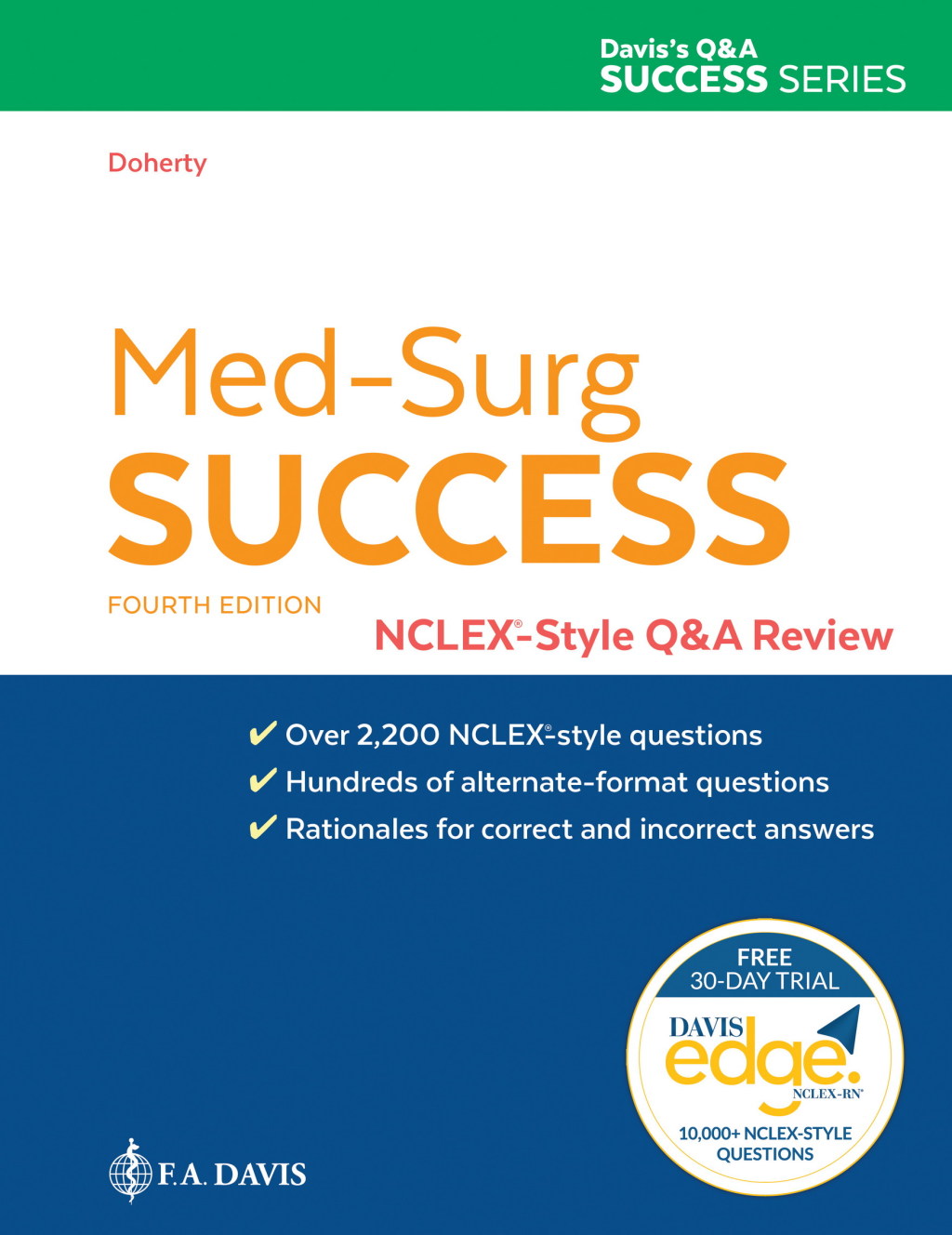 Med-Surg Success NCLEX-Style Q&A Review with Davis Edge Trial Access 4th Edition
