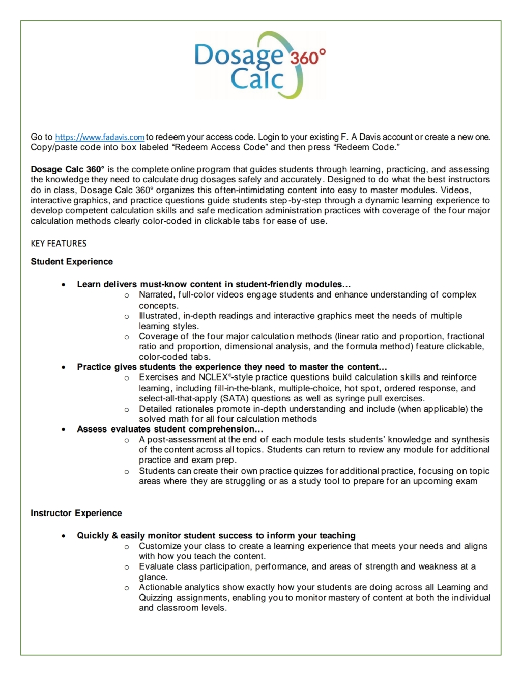 Dosage Calc 360 3rd Edition