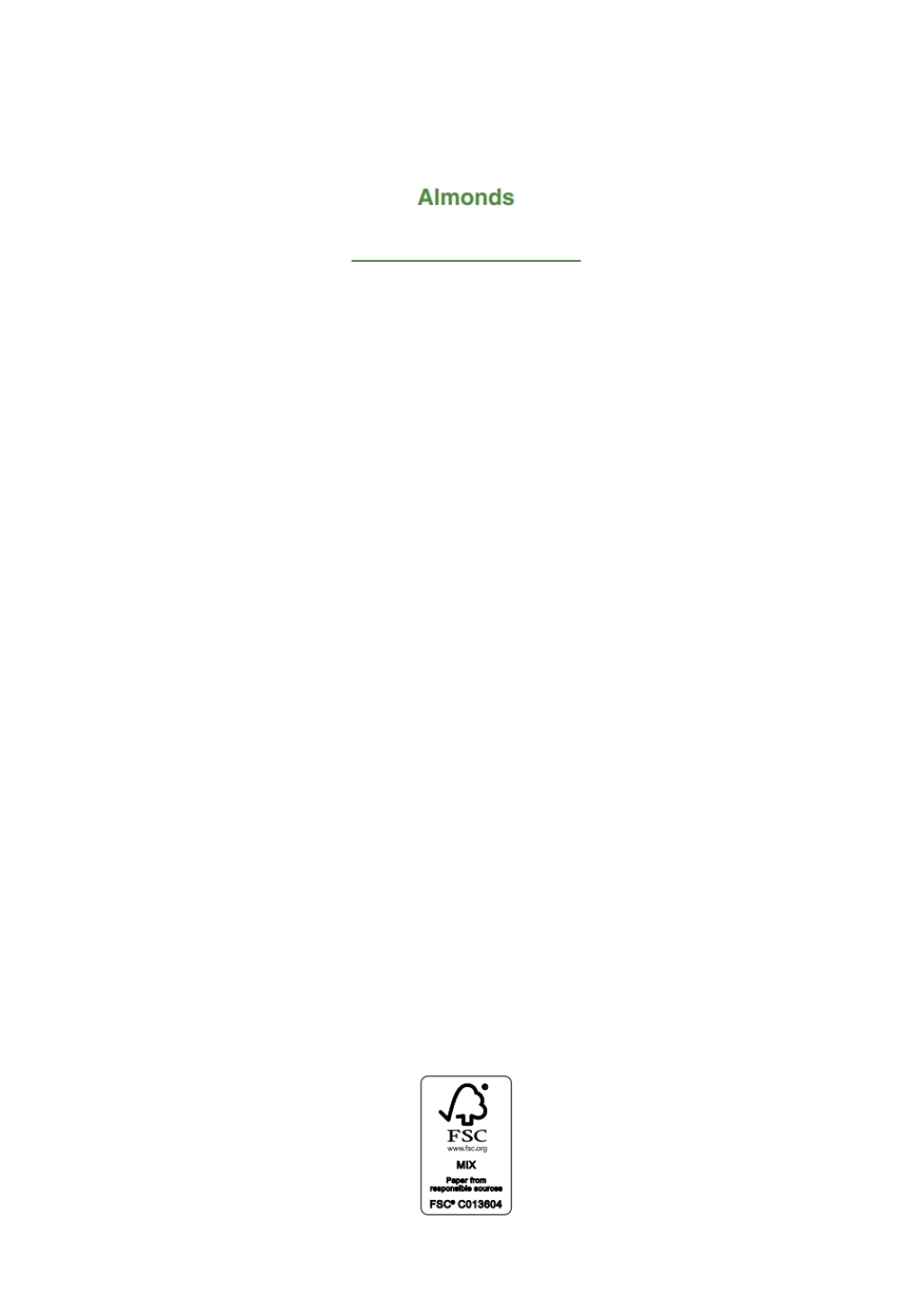 Almonds Botany, Production and Uses 1st Edition